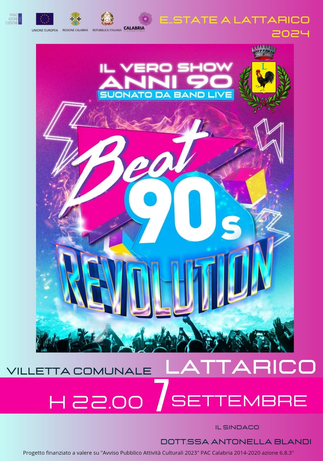 E…state a Lattarico 2024 – Beat 90’s Revolution