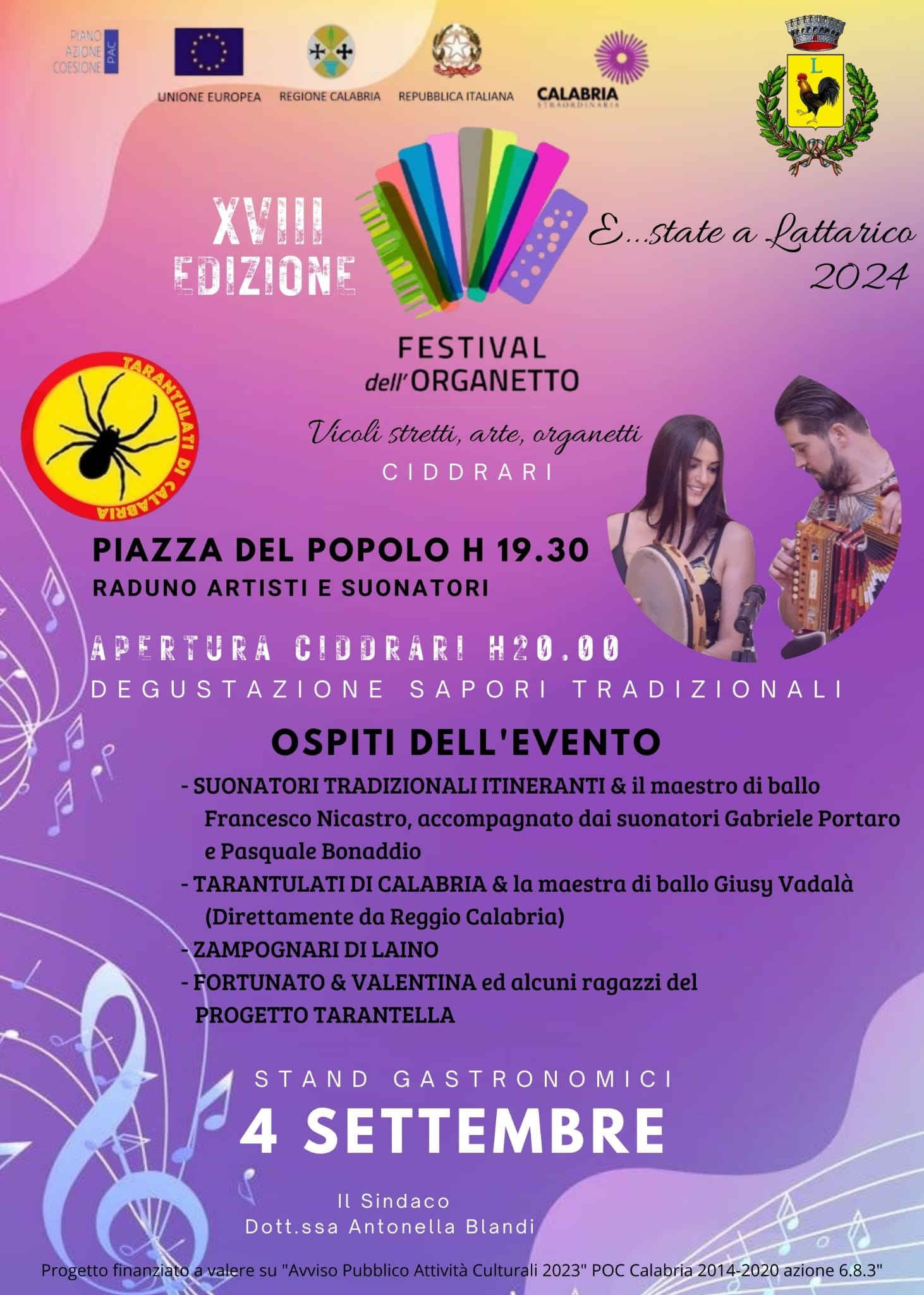 XVIII Edizione Festival dell’Organetto 2024